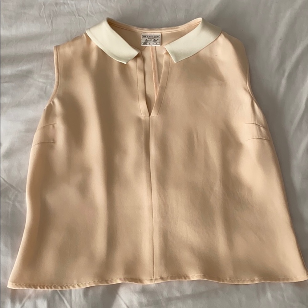 library by Lauren Lail  Pink Silk Top
